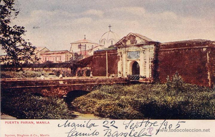 Postales: PUERTA PARIAN, MANILA - Foto 1