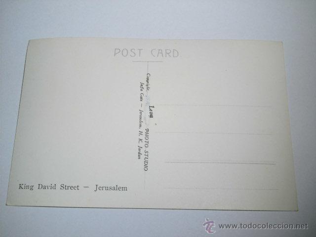Postales: KING DAVID STRRET.-PHOTO LEON JERUSALEM - Foto 2