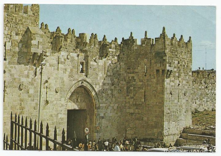 Postales: POSTAL JERUSALEM - LA PUERTA DE DAMASCO (DAMASCUS GATE) - Foto 1