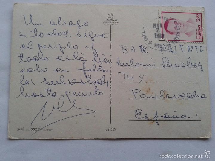 Postales: POSTAL -- MANILA - FILIPINAS -- CIRCULADA - - Foto 2