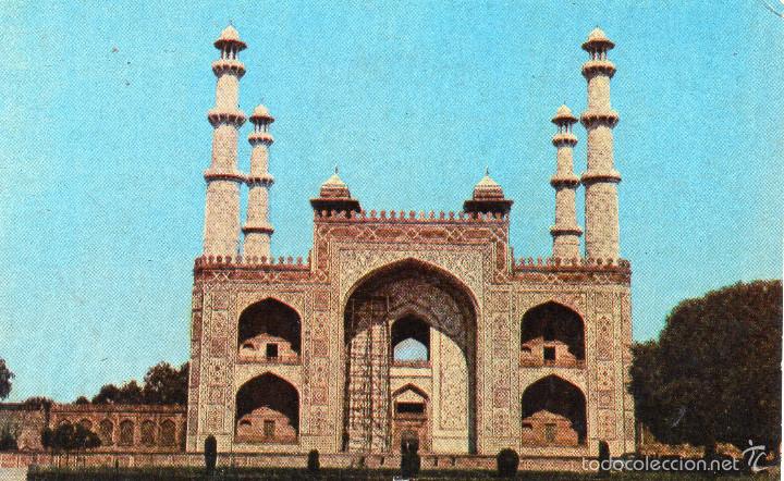 Postales: INDIA  SIKANDRA AGRA - Foto 1