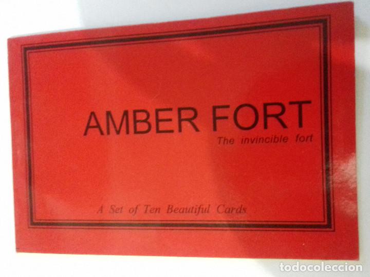 Postales: LIBRITO DE POSTALES INDIA-AMBER FORT - Foto 1