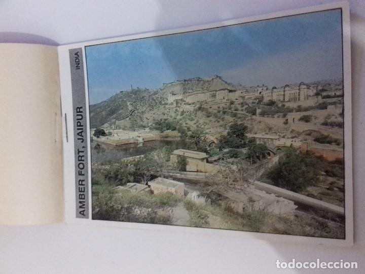 Postales: LIBRITO DE POSTALES INDIA-AMBER FORT - Foto 2