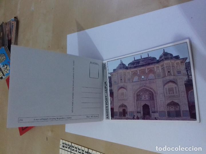 Postales: LIBRITO DE POSTALES INDIA-AMBER FORT - Foto 3