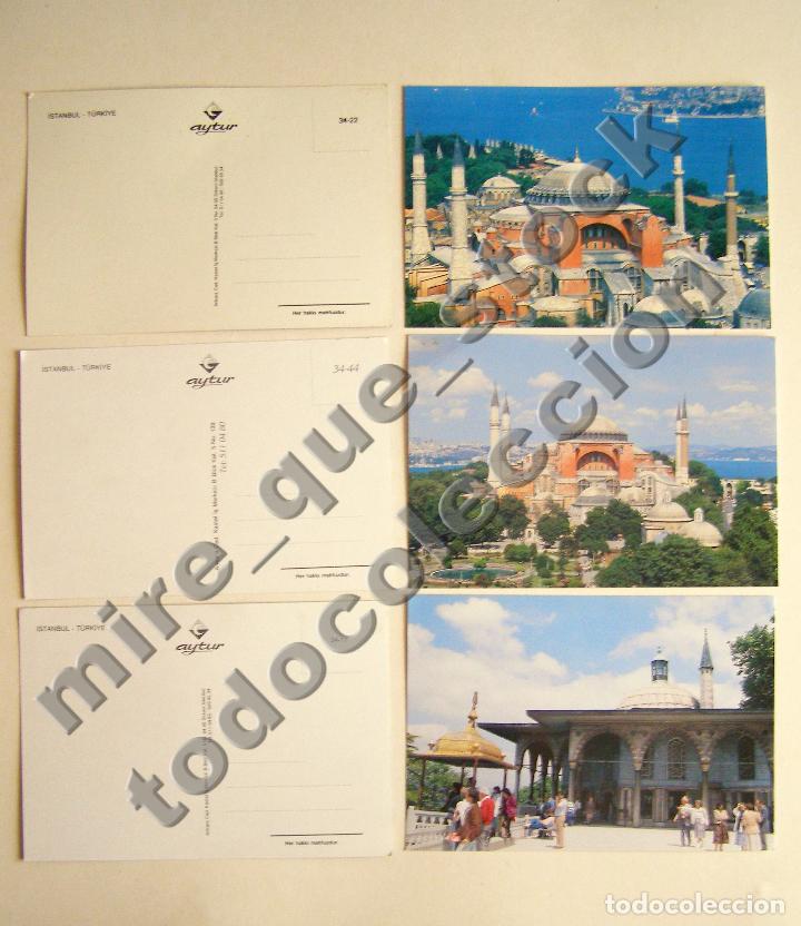 Postales: LOTE DE 9 POSTALES DE ESTAMBUL - AYTUR - SIN CIRCULAR - Foto 3