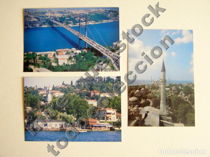 Postales: LOTE DE 9 POSTALES DE ESTAMBUL - AYTUR - SIN CIRCULAR - Foto 4