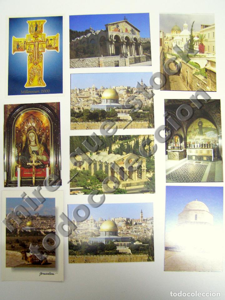 Postales: LOTE DE 10 POSTALES JERUSAL&Eacute;N - SIN CIRCULAR - Foto 1