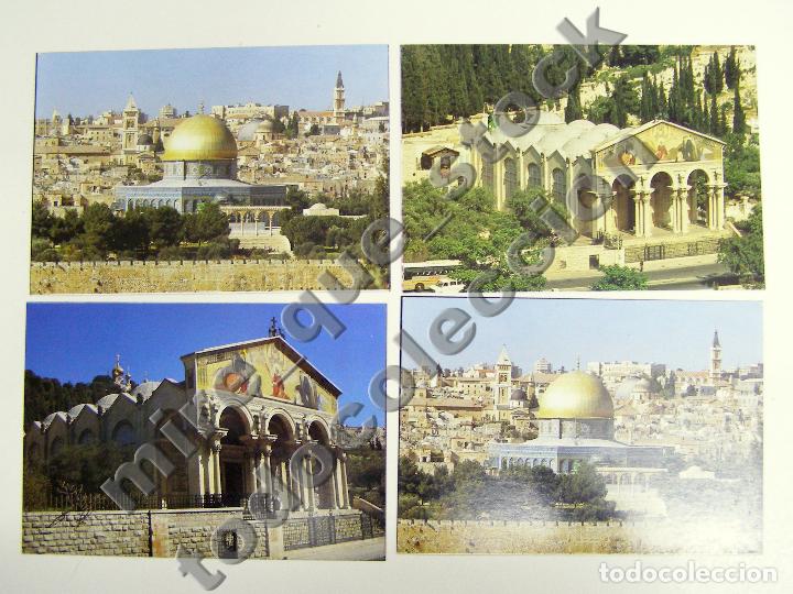 Postales: LOTE DE 10 POSTALES JERUSAL&Eacute;N - SIN CIRCULAR - Foto 4