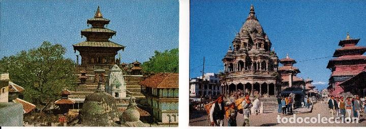 Postales: LOTE DE CUATRO POSTALES DE NEPAL - Foto 2