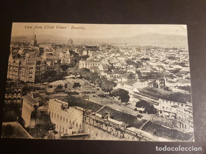 Postales: BOMBAY INDIA VIEW FROM CLOCK TOWER - Foto 1