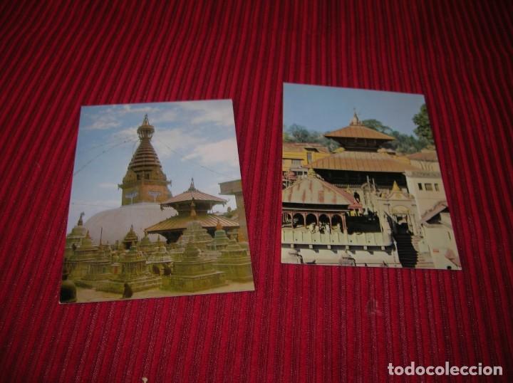 Postales: Dos postales sin escribir de Nepal - Foto 1