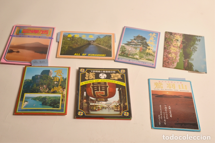 Postales: 7 carpetas POSTALES japonesas - Foto 1