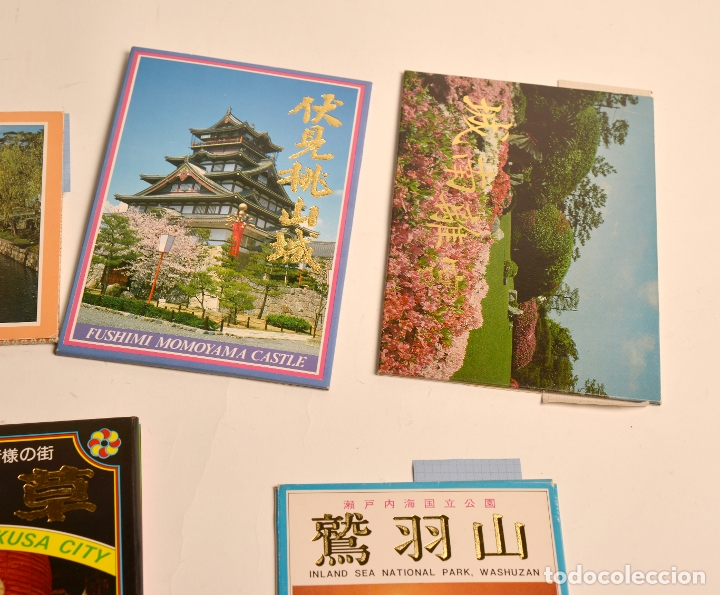 Postales: 7 carpetas POSTALES japonesas - Foto 2