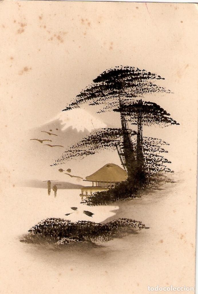 Postales: POSTAL GRABADO JAPONES - Foto 1