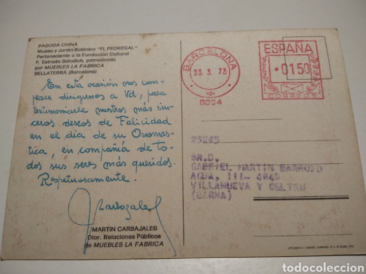 Postales: Postal pagoda China - Foto 2