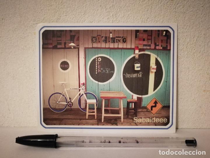Postales: POSTAL ORIGINAL - SABAIDEE BICICLETA - TAILANDIA - Foto 1