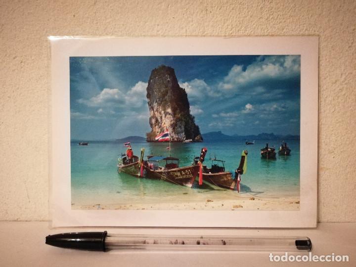Postales: POSTAL ORIGINAL - BARCAS PLAYA - TAILANDIA - Foto 1