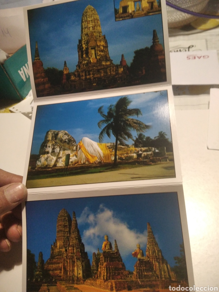 Postales: Acorde&oacute;n de 12 postales Tailandia - Foto 3