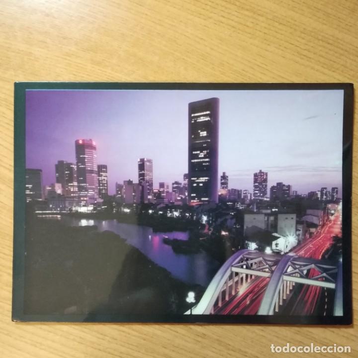 Postales: Singapore: skyline.circulada.1984. - Foto 1