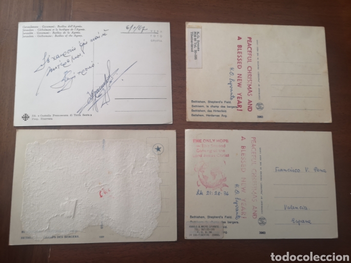 Postales: 4 Postales Israel finales 60 - Foto 2