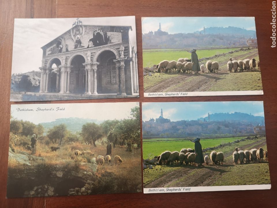 Postales: 4 Postales Israel finales 60 - Foto 1