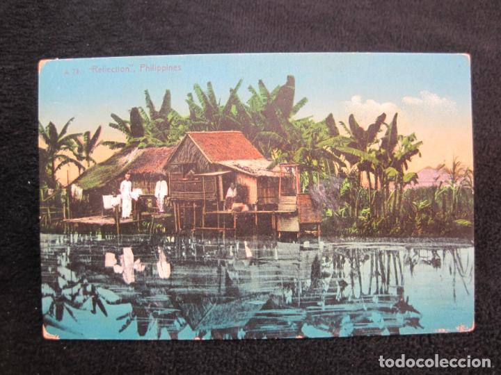 Postales: PHILIPPINES-REFLECTION-POSTAL ANTIGUA-(79.304) - Foto 1