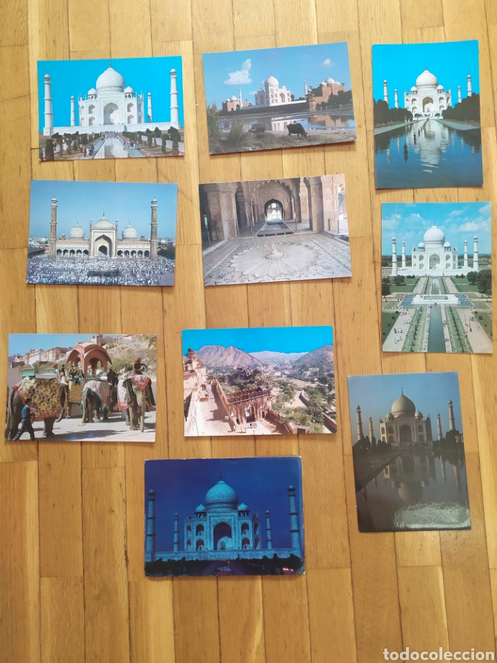 Postales: Lote 10 postales India - Foto 1