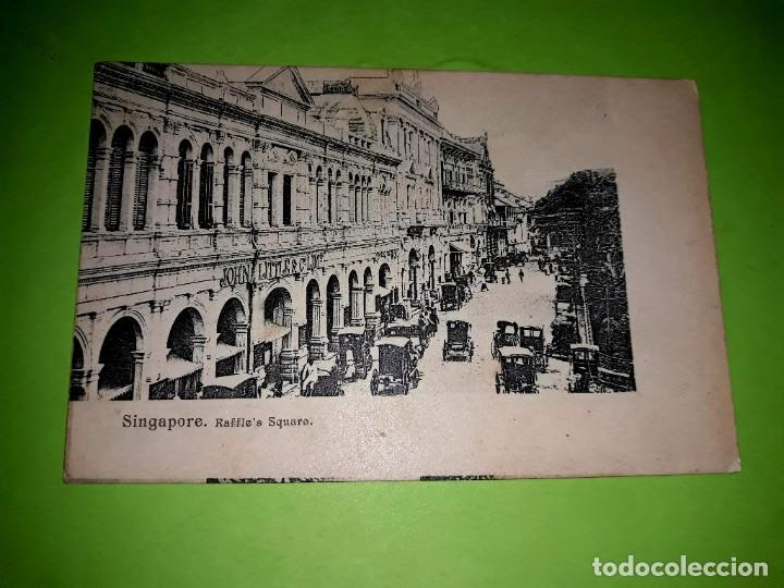 Postales: Antigua Postal Singapur ( Raffle&acute;s Square) No Escrita - Foto 1