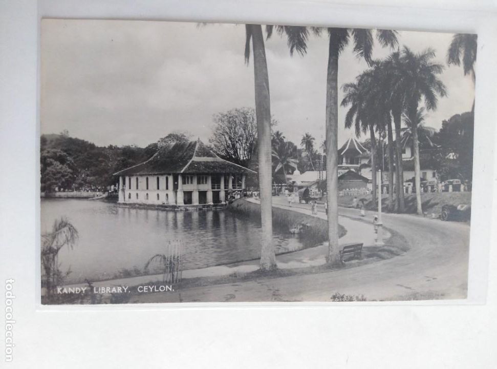 Postales: KANDY LIBRARY, CEILAN - CEYLAN. Sri Lanka. - Foto 1
