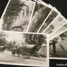 Postales: CEYLAN-COLECCION DE 7 POSTALES FOTOGRAFICAS ANTIGUAS COSTUMBRISTAS-VER FOTOS-(94.267)