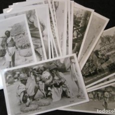 Postales: INDIA-COLECCION DE 18 POSTALES FOTOGRAFICAS ANTIGUAS COSTUMBRISTAS-VER FOTOS-(94.271)
