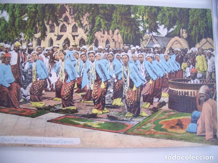 Postales: 5 postales de D. A. Ahuja, Rangoon - Foto 5