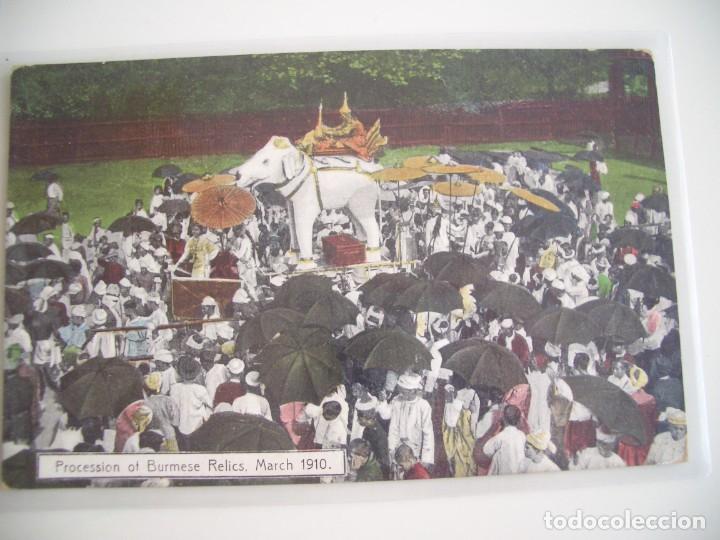 Postales: 5 postales de D. A. Ahuja, Rangoon - Foto 6