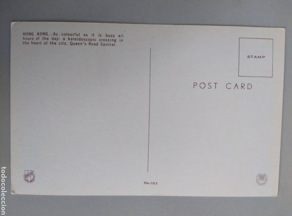 Postales: HONG KONG, QUEENS ROAD CENTRAL. - Foto 2