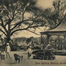Postales: BAND GARDENS SHEWING BANDSTAND POONA INDIA INDIEN INDE. Lote 365908011