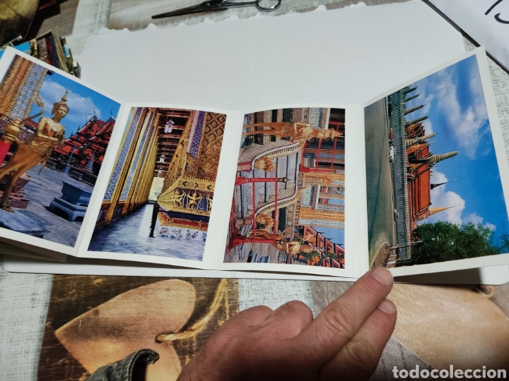 Postales: 12 Postales Bangkok Buda templ&oacute; - Foto 3