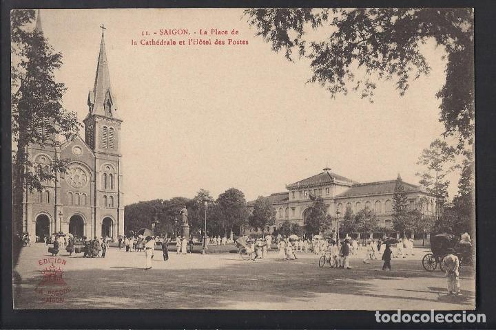 Postales: Antigua postal. Saigon. - Foto 1
