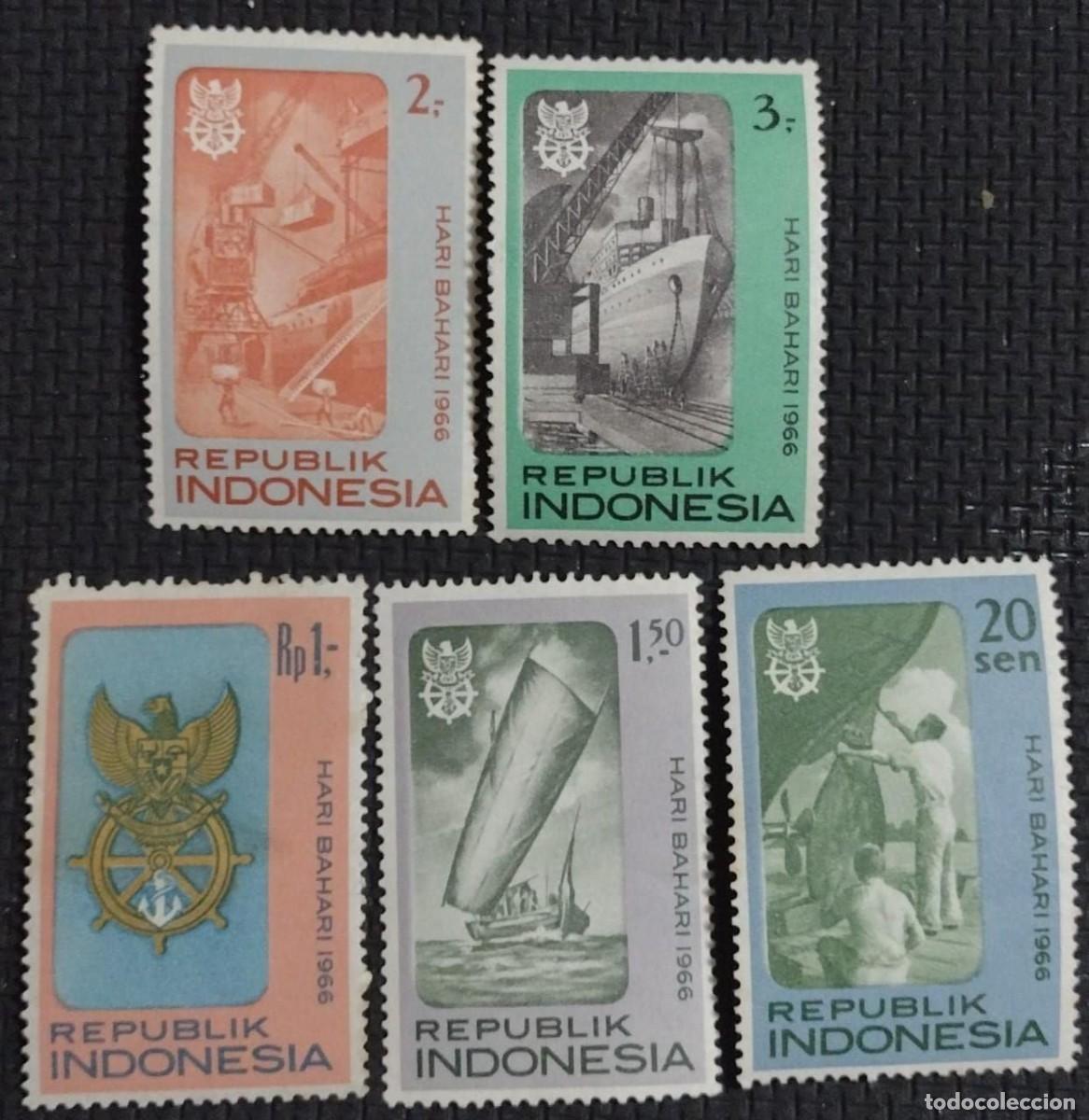 Postales: BD)1966. INDONESIA, NAVY DAY, MNH - Foto 1