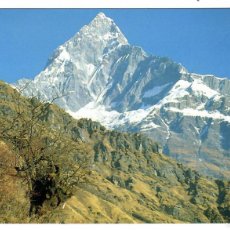 Postales: NEPAL. MACHHAPUCHHRE MOUNTAIN (6997 M). HEMANTA RAM BHANDARY, Nº 169. - NO USADA. / HIMALAYA.