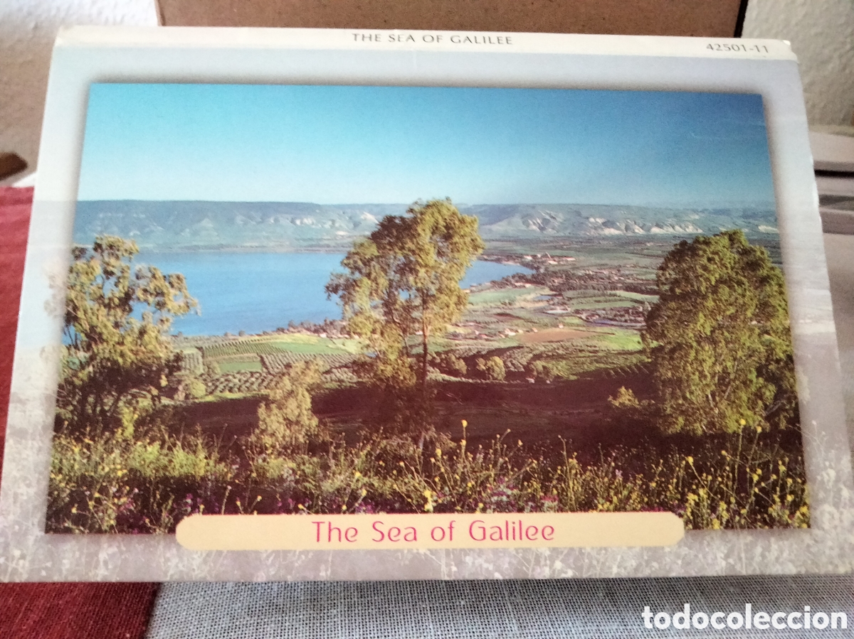 Postales: Postales mar de Galilea bloc - Foto 1