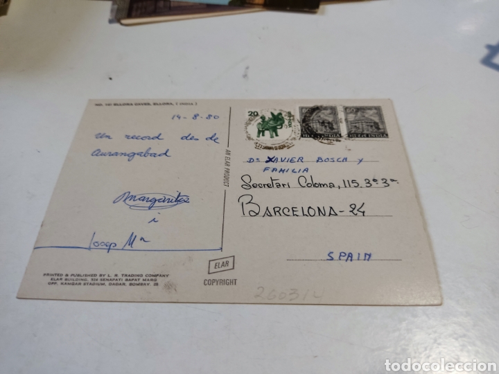 Postales: Postal ellorar caves - Foto 2