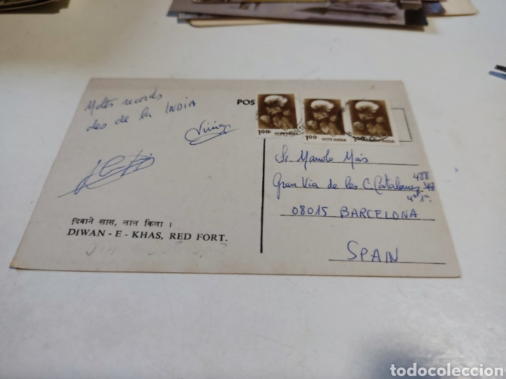 Postales: Postal India,diwan khas red fort - Foto 2