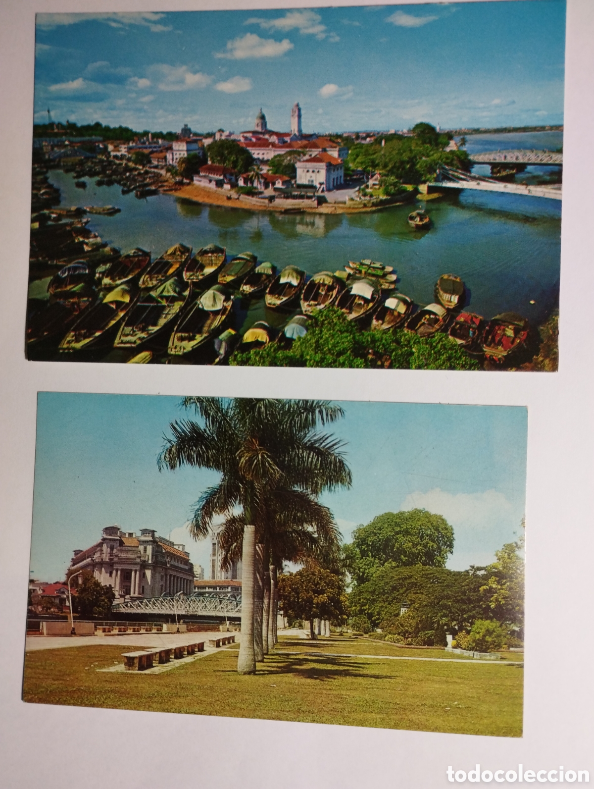 Postales: Dos postales de SINGAPUR - Foto 1