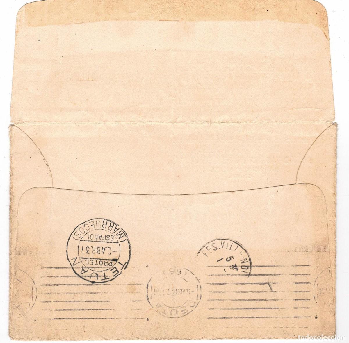 Postales: Postal China, 1937, con sobre, sin circular - Foto 4