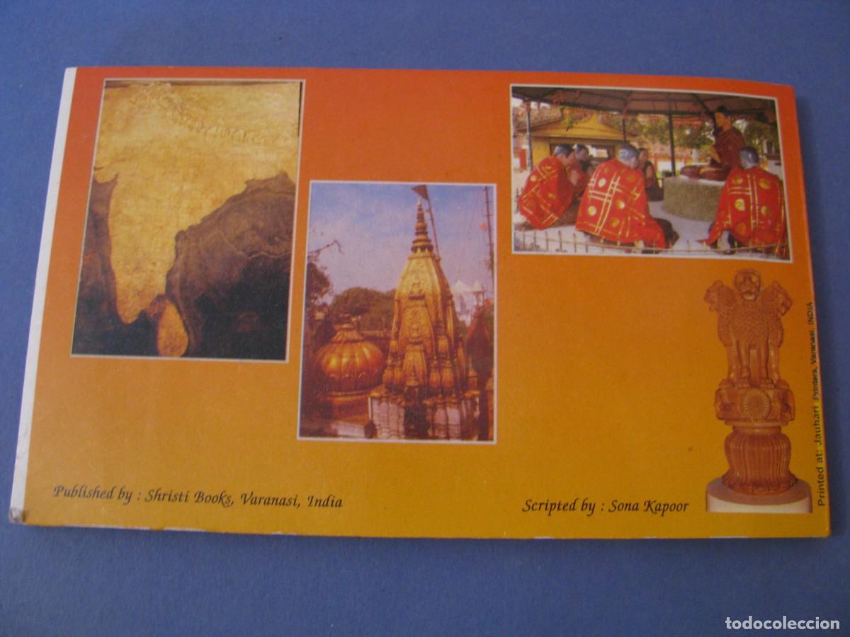 Postales: LIBRETA DE 22 POSTALES DE INDIA. VARANASI, SARNATH. - Foto 4