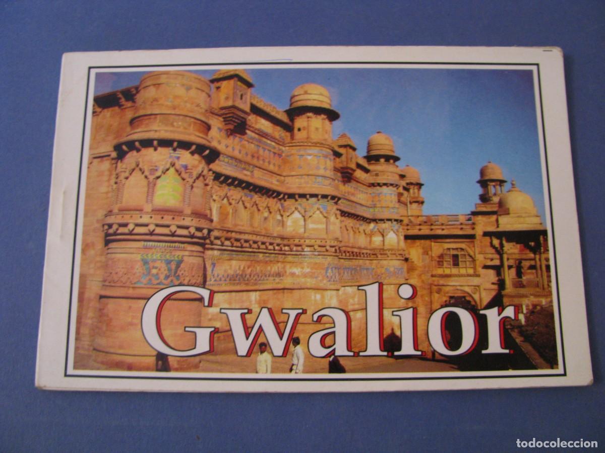Postales: LIBRETA DE 10 POSTALES DE INDIA. GWALIOR. - Foto 1
