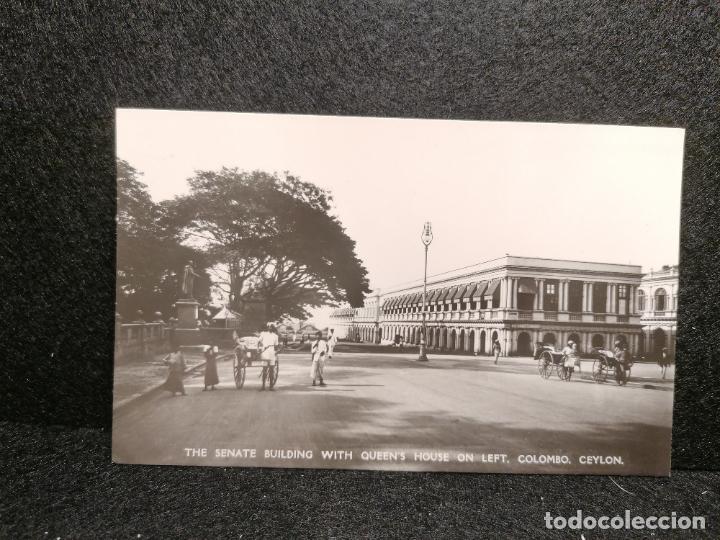 Postales: POSTAL SENATE BUILDING COLOMBO CEYLON 6 PLATE - Foto 1