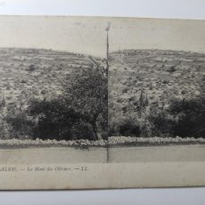 Postales: 7. JERUSALEM - LE MONT DES OLIVIERS - LAURENT LEVY - POSTAL ESTEREOSCÓPICA