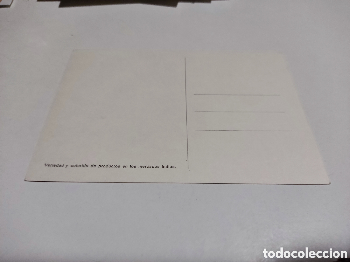 Postales: Postal mercado indio - Foto 2