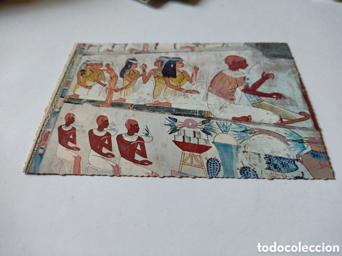 Postales: Postal Egipto,luxor Mural - Foto 1